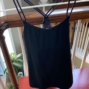 lululemon strappy black tank size 6
